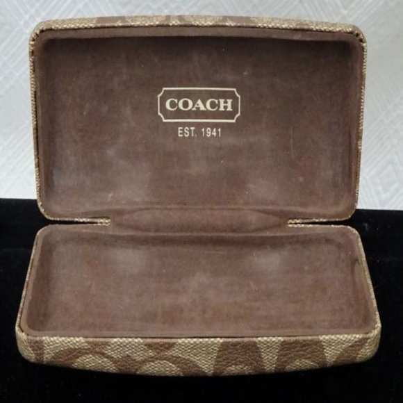 🛑 COACH Authentic ➕🆒 EMPTY CASE Clamshell GLASSES Eyewear Display 💸BUY NOW‼️ - Picture 13 of 16